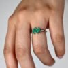 Anillo Pilares de Esmeralda
