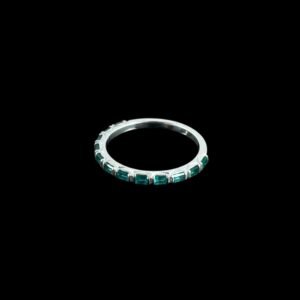 PRODUCTO ANILLO PLAT#1 Anillo Arco de Esmeralda