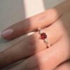 T4RW54WT6 Anillo Corazón Real
