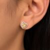 Aretes Corazón Dorado