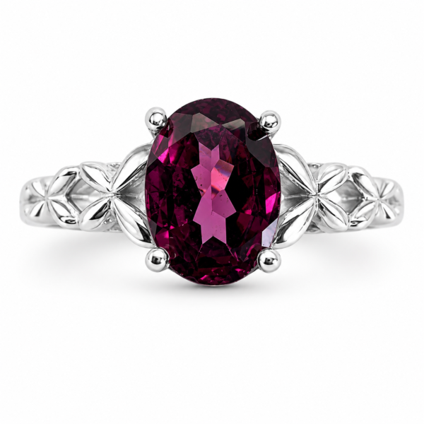 2343432 Anillo Granate Ovalado