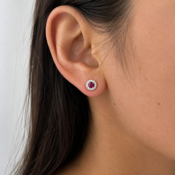 Aretes Ruby Intenso