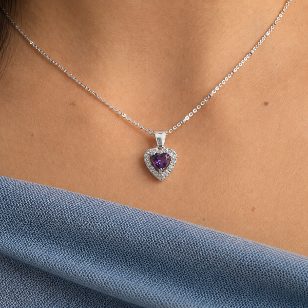 675765 Dije Corazón de Amatista