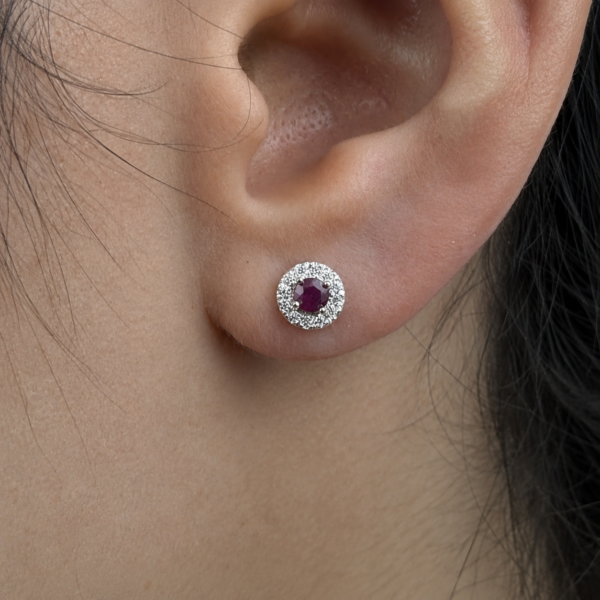 Aretes Ruby Intenso