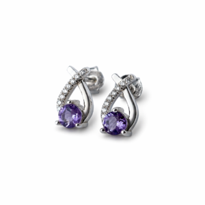 Aretes Amatista Eterna