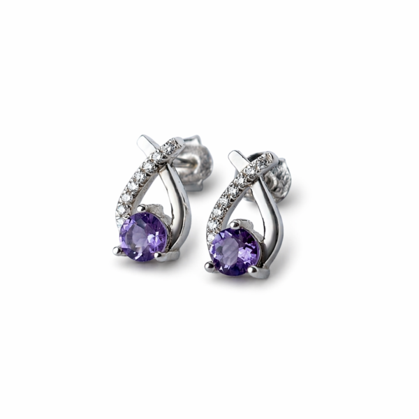 Aretes Amatista Eterna