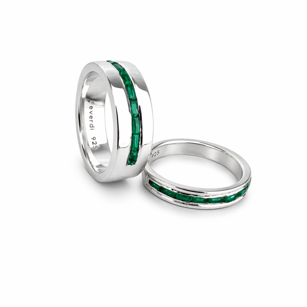 Imagen 10423 Anillos Vínculo Esmeralda