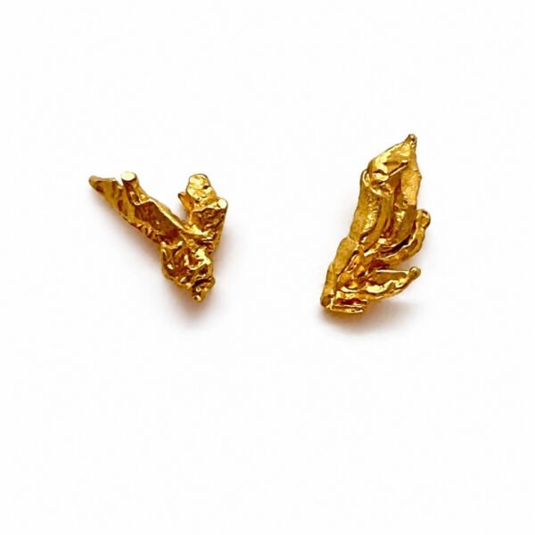 Set de Amorfos Naturales en Oro Puro
