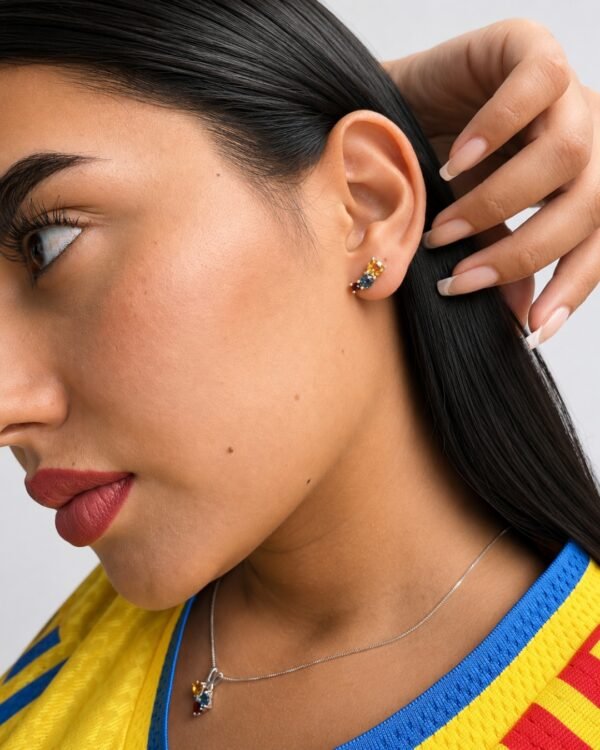 Aretes Fiesta Tricolor
