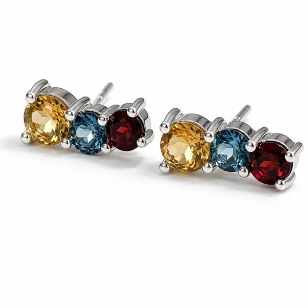 5636 Aretes Fiesta Tricolor