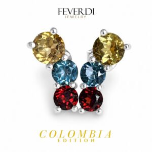 56456 Aretes Fiesta Tricolor