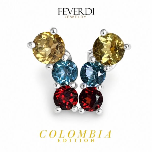 56456 Aretes Fiesta Tricolor