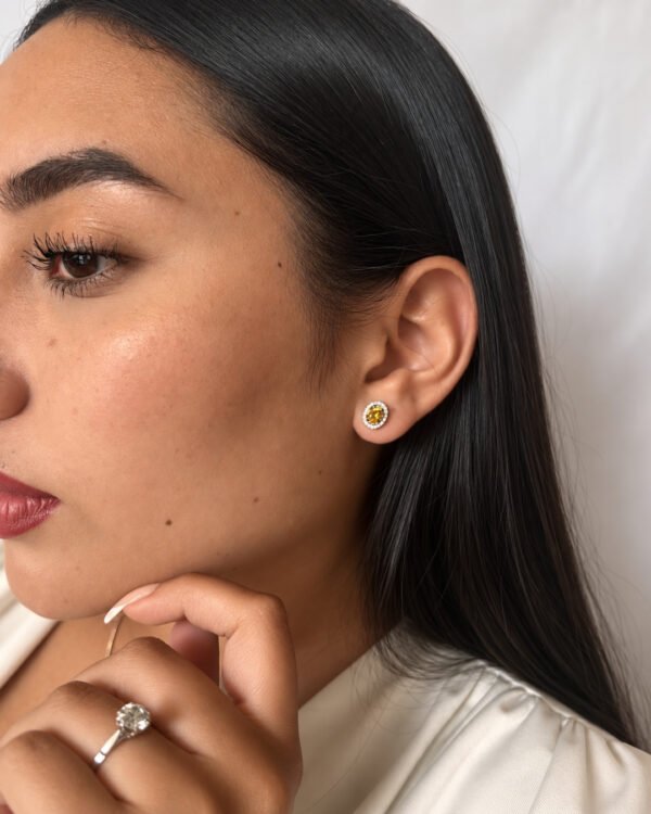 79 Aretes Gemas de Sol